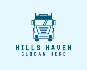 Freight Transportation Trucking logo design