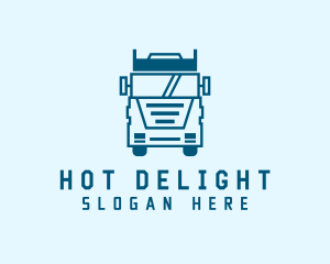 Freight Transportation Trucking logo design