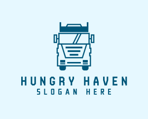 Freight Transportation Trucking logo design