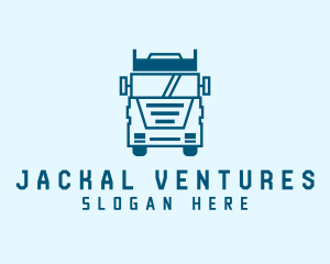 Freight Transportation Trucking logo design