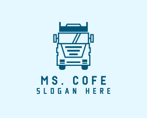 Freight Transportation Trucking logo design