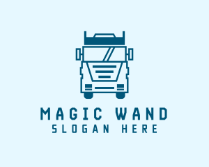 Freight Transportation Trucking logo design