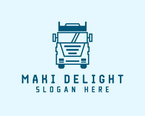 Freight Transportation Trucking logo design