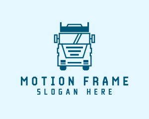 Freight Transportation Trucking logo design