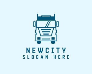 Freight Transportation Trucking logo design