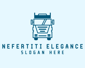 Freight Transportation Trucking logo design