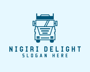 Freight Transportation Trucking logo design