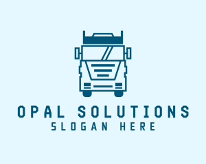 Freight Transportation Trucking logo design