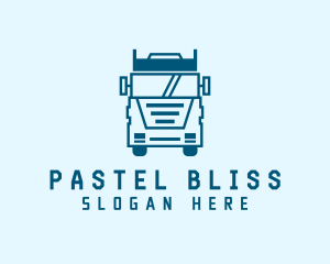 Freight Transportation Trucking logo design