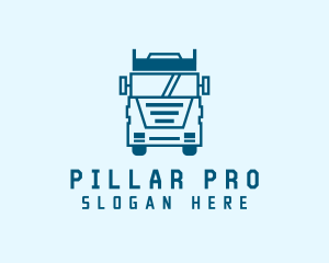 Freight Transportation Trucking logo design