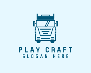 Freight Transportation Trucking logo design