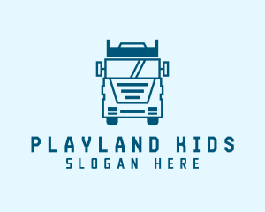 Freight Transportation Trucking logo design