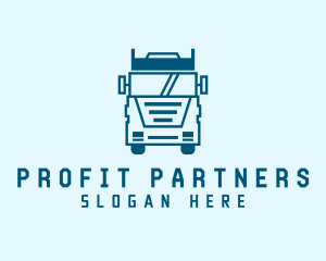 Freight Transportation Trucking logo design