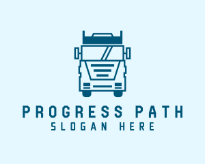 Freight Transportation Trucking logo design