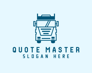 Freight Transportation Trucking logo design