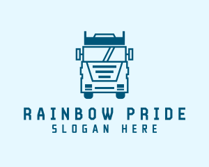 Freight Transportation Trucking logo design