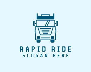 Freight Transportation Trucking logo design