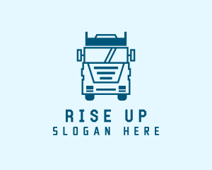 Freight Transportation Trucking logo design