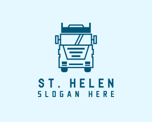 Freight Transportation Trucking logo design