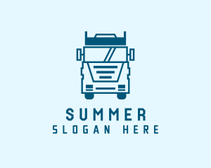 Freight Transportation Trucking logo design