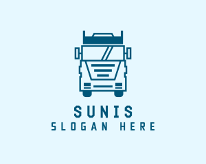 Freight Transportation Trucking logo design