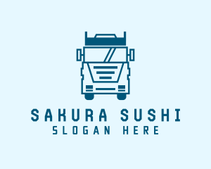 Freight Transportation Trucking logo design