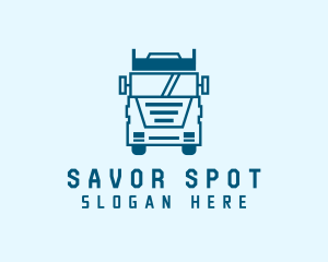 Freight Transportation Trucking logo design