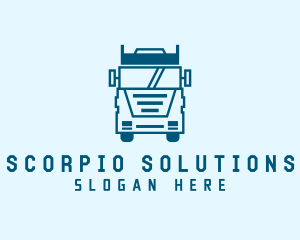 Freight Transportation Trucking logo design