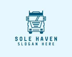 Freight Transportation Trucking logo design