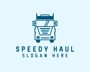 Truck - Freight Transportation Trucking logo design