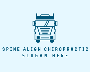 Freight Transportation Trucking logo design