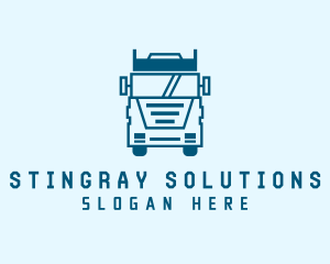 Freight Transportation Trucking logo design