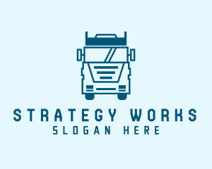 Freight Transportation Trucking logo design