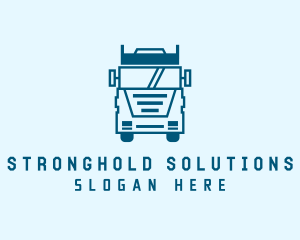 Freight Transportation Trucking logo design