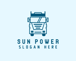 Freight Transportation Trucking logo design