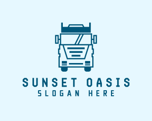 Freight Transportation Trucking logo design