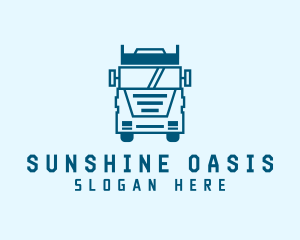 Freight Transportation Trucking logo design