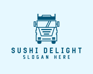 Freight Transportation Trucking logo design