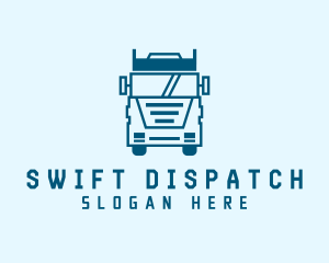 Dispatch - Freight Transportation Trucking logo design