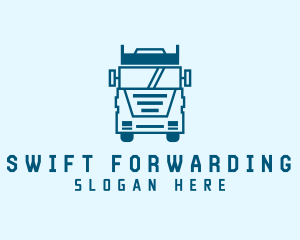 Freight Transportation Trucking logo design