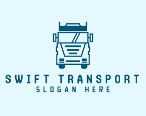 Freight Transportation Trucking logo design