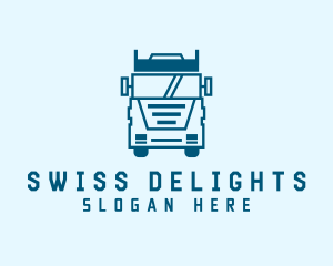 Freight Transportation Trucking logo design