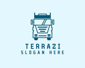 Freight Transportation Trucking logo design