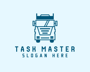 Freight Transportation Trucking logo design