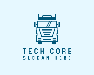 Freight Transportation Trucking logo design