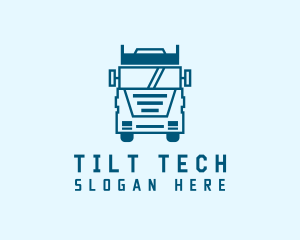 Freight Transportation Trucking logo design