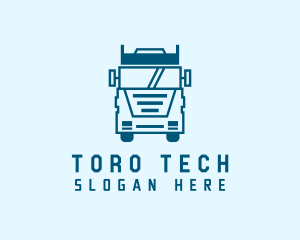 Freight Transportation Trucking logo design