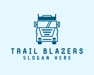 Freight Transportation Trucking logo design