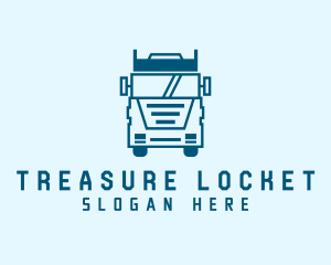 Freight Transportation Trucking logo design