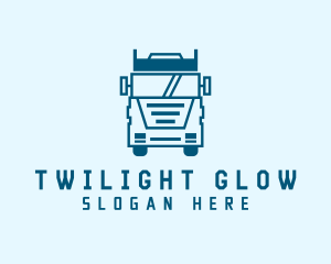 Freight Transportation Trucking logo design
